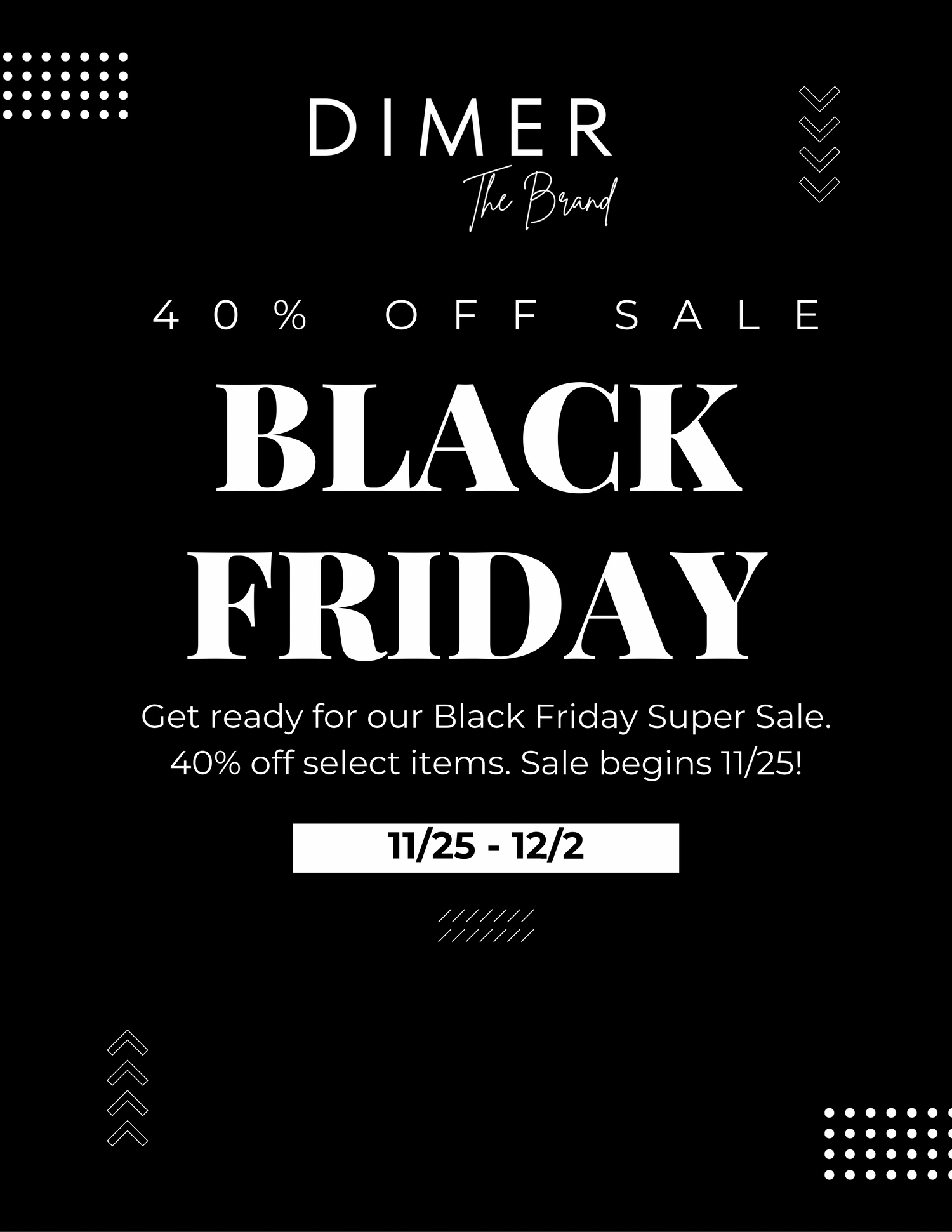 Black Friday Sale